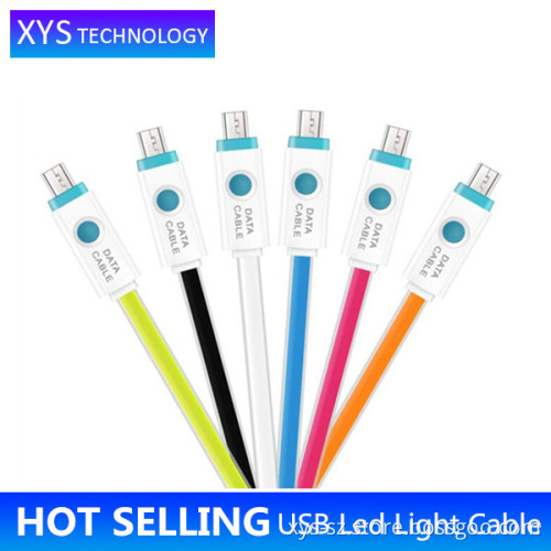 TPE Jelly Flat Type USB Charging Cable, Professional Supplier USB Charging Cable/
